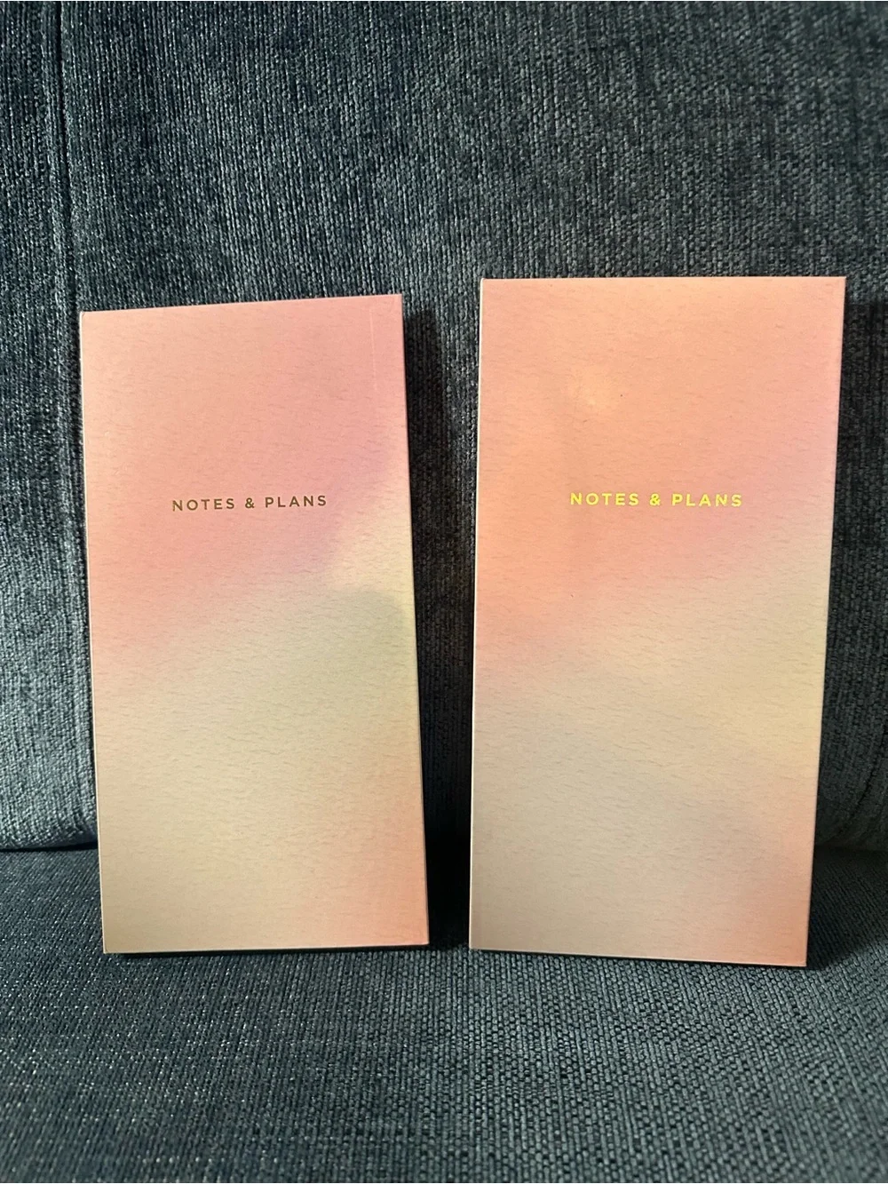Notes & Plans Pink Ombre Sticky Notes/Sticky Tabs (Set of 2)